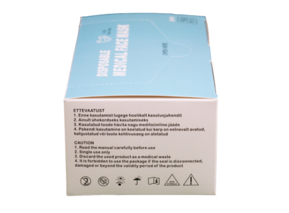 50tk meditsiiniline mask - Tüüp I, klass I  (0,02 € / mask ) - Image 3
