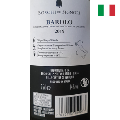 Boschi dei Signori Barolo DOCG 2019', 75cl 14% vol x 6pudelit - Image 2