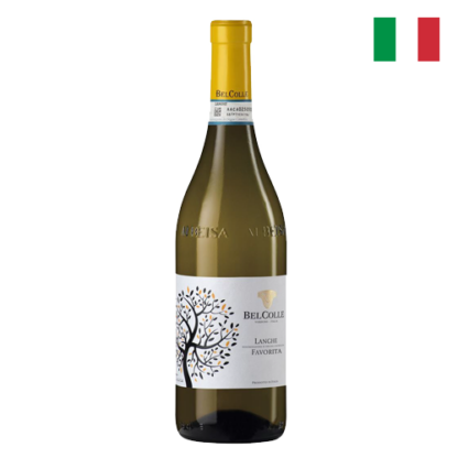 BelColle, Langhe DOC Favorita 2022' 75cL,13,5% vol x 6pudelit