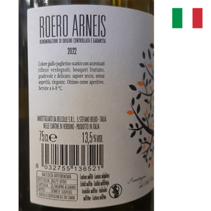 BelColle, Roero Arneis DOCG 2022', 0,75L x 6pudelit - Image 3