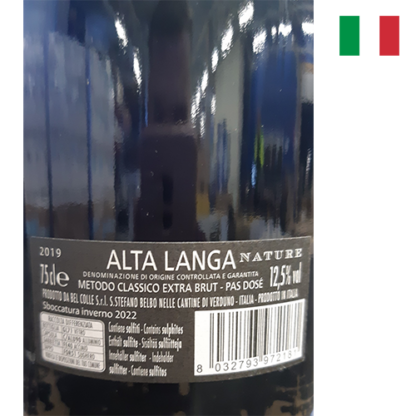 BelColle, Alta Langa DOCG Cuvée Valentina 2019', 0,75L 12,5% vol x 6pudelit - Image 2