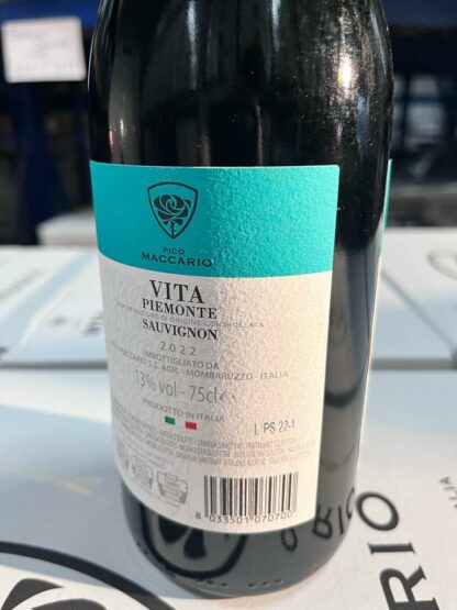 Pico Maccario Vita Sauvignon, Piemonte DOC 2022' 75cL 13% vol x 6 pudelit - Image 3